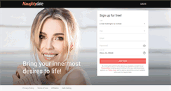 Desktop Screenshot of naughtydate.com