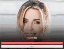 Tablet Screenshot of naughtydate.com